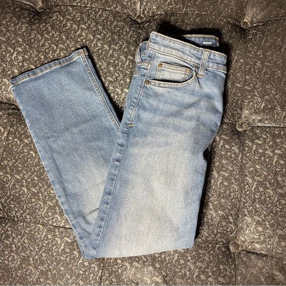 14 Cat & Jack Boys Jeans Bootcut Stretch Blue Jeans Size 14 EPC Adjustable Wais - Picture 3 of 5